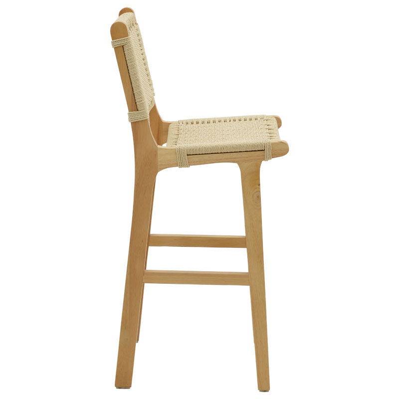 Scaun de bar Julien, lemn, Natural, 45x46x95 cm