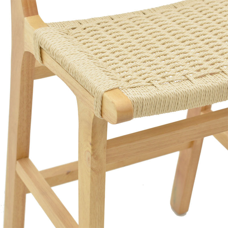 Scaun de bar Julien, lemn, Natural, 45x46x95 cm