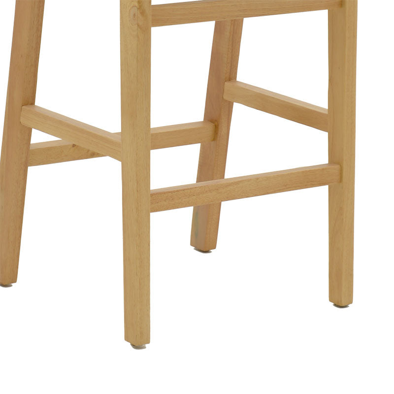 Scaun de bar Julien, lemn, Natural, 45x46x95 cm