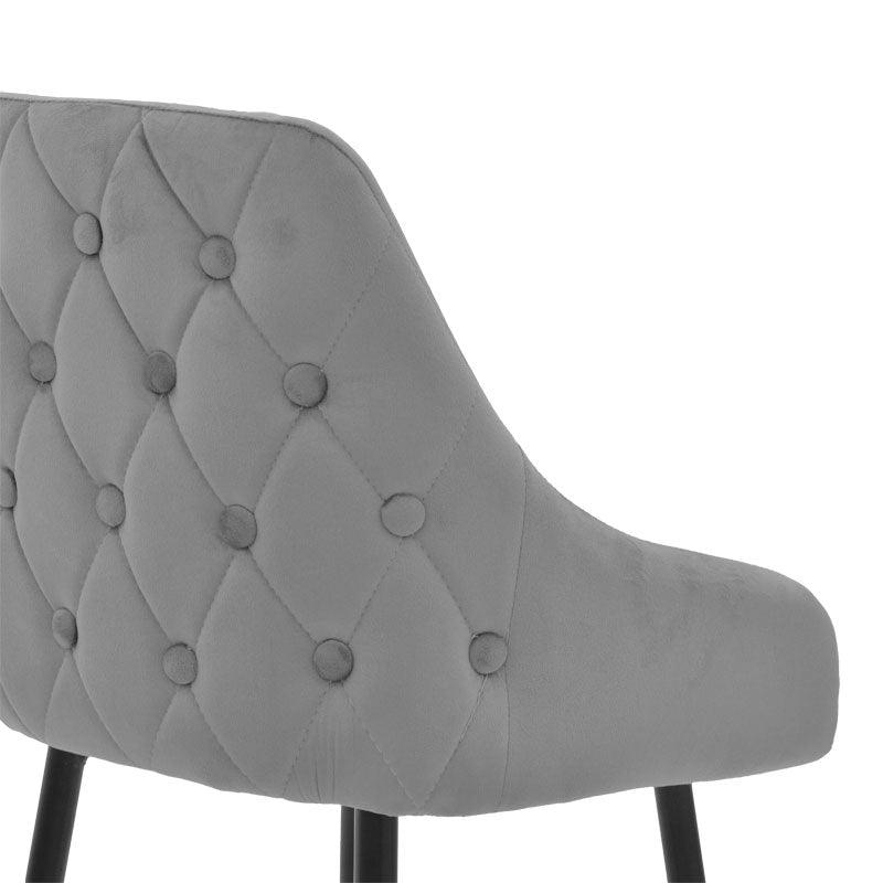 Scaun de Bar Lithe metal, 47x44x98 cm - Gri
