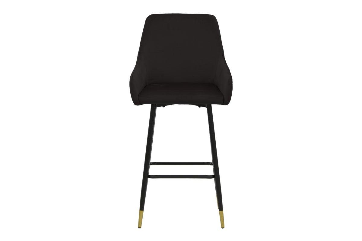 Scaun de Bar Lithe metal, 47x44x98 cm - Negru