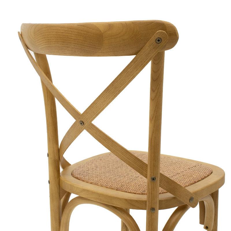 Scaun de bar Reid, Sonoma - Nuc, 52x45x116 cm - Sonoma