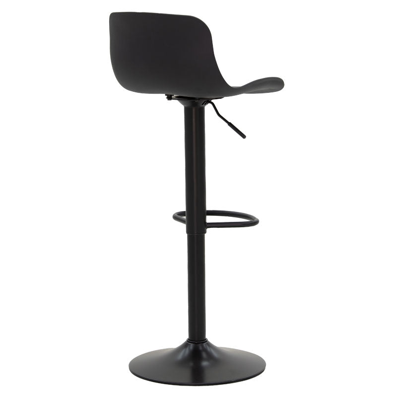 Scaun de bar Walden, polipropilena si metal, 40x43x100 cm - Negru