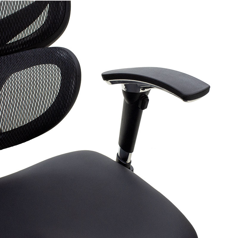 Scaun de birou manager, neagra, 65x65x122 cm