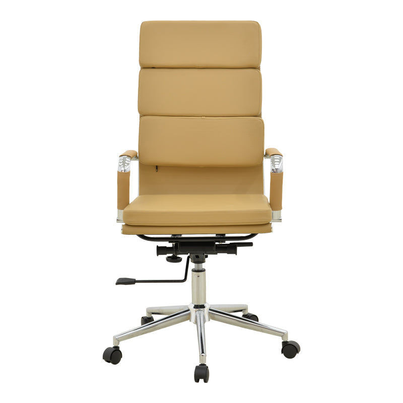 Scaun de birou de manager Tokyo cu PU 56x52x108 cm, Diverse culori, 52x56 cm - Bej