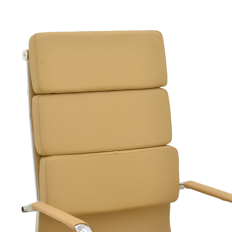 Scaun de birou de manager Tokyo cu PU 56x52x108 cm, Diverse culori, 52x56 cm - Bej