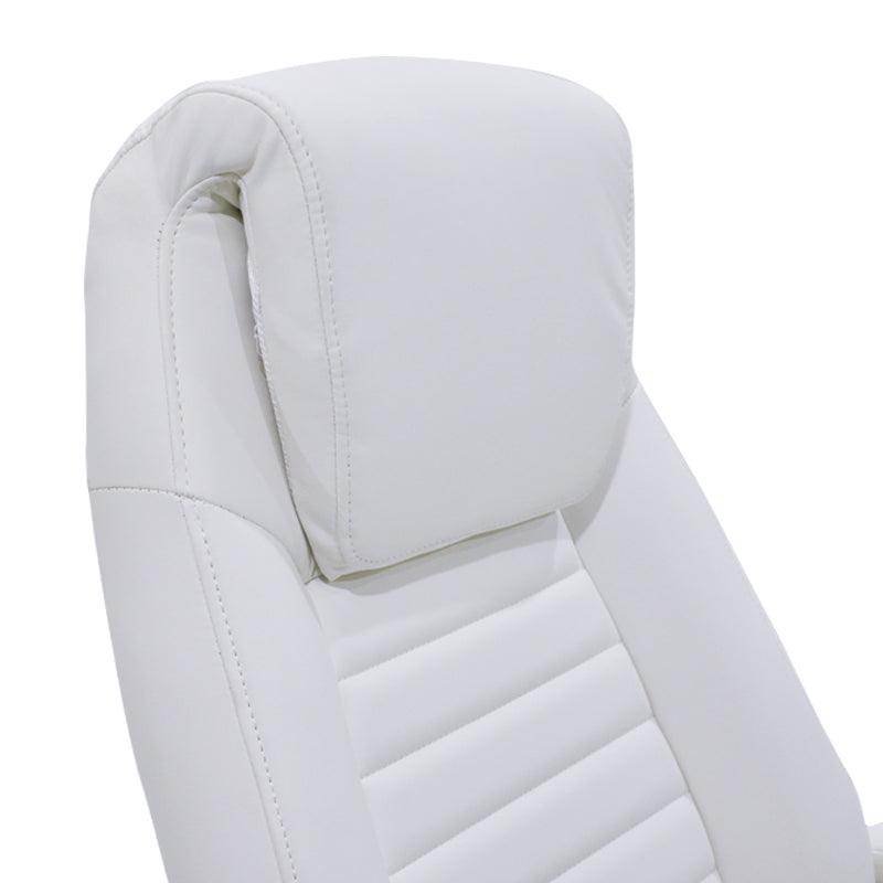Scaun de birou manager Sonar, 57x61x120 cm - Alb