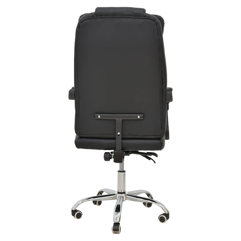 Scaun de birou Manager Toronsi, Bej - Negru, 60x68x128 cm - Negru