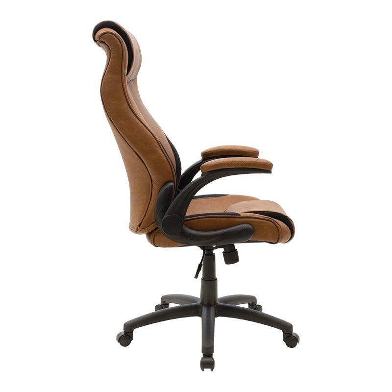 Scaun de birou managerial Bear PU, 65x79x115 cm - Maro