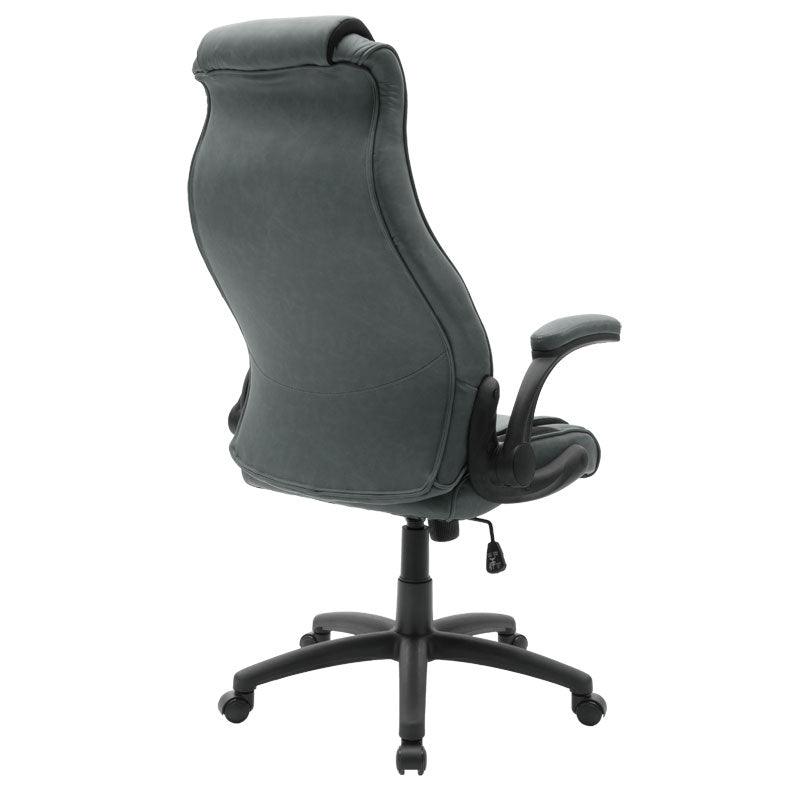 Scaun de birou managerial Bear PU, 65x79x115 cm - Gri