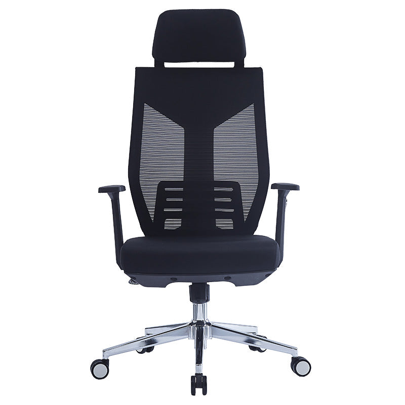 Scaun de birou pentru manager Commend, neagra, 50x50x114-124 cm
