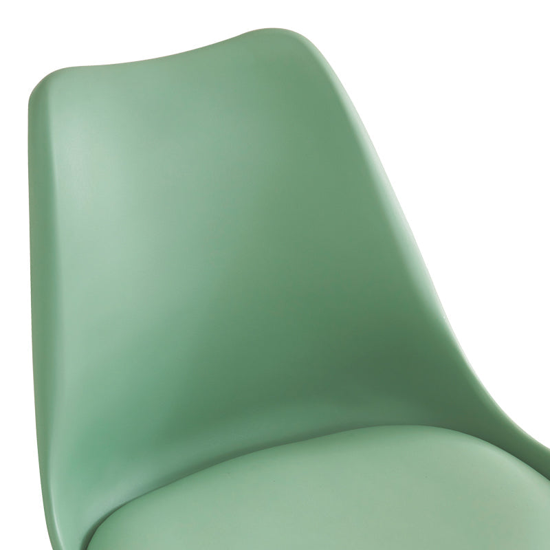 Scaun de birou reglabil Gaston II, Mint, Verde, 48x57x77-90 cm