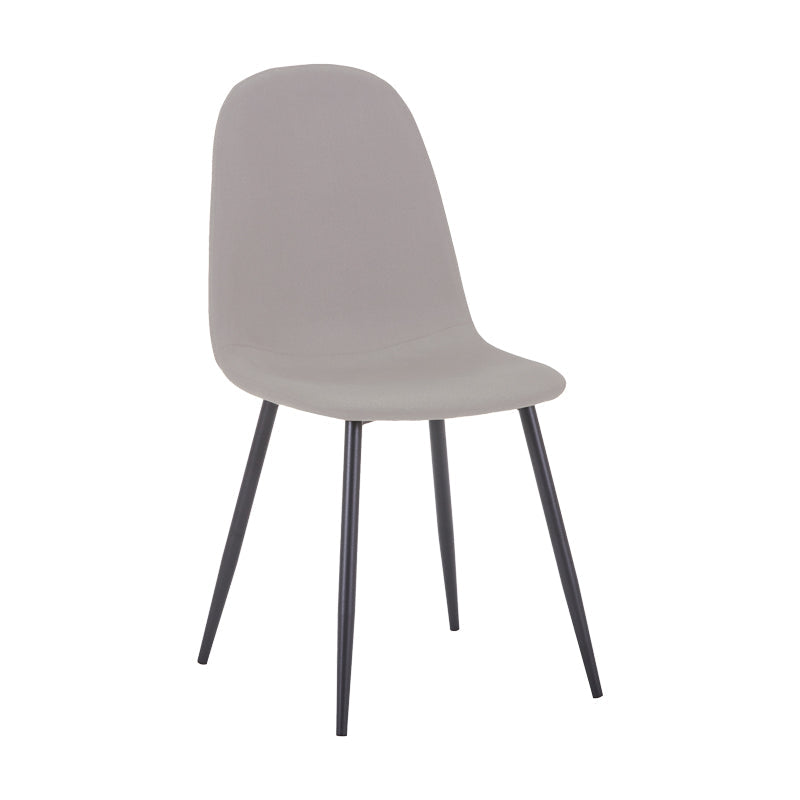 Scaun de sufragerie Bella gri metal, negru, 43x52x89 cm