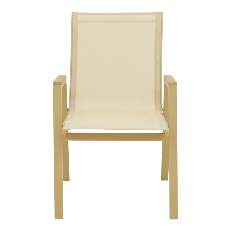 Scaun de exterior Azelie, Cappuccino-Champagne, 56x75x88 cm