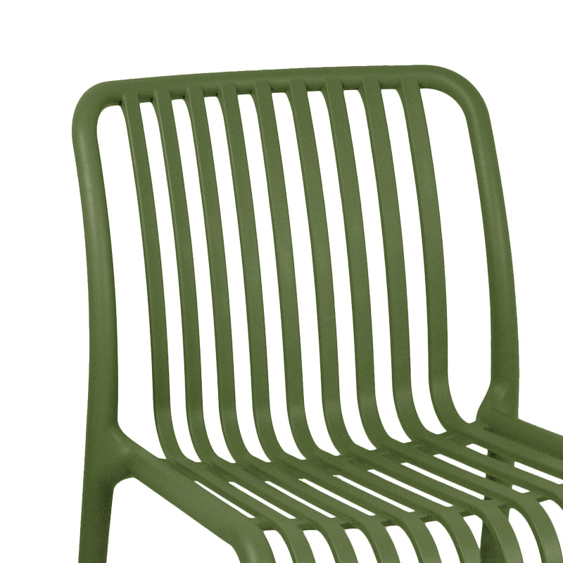 Scaun de gradina Zoi, verde inchis, 42x58x79 cm