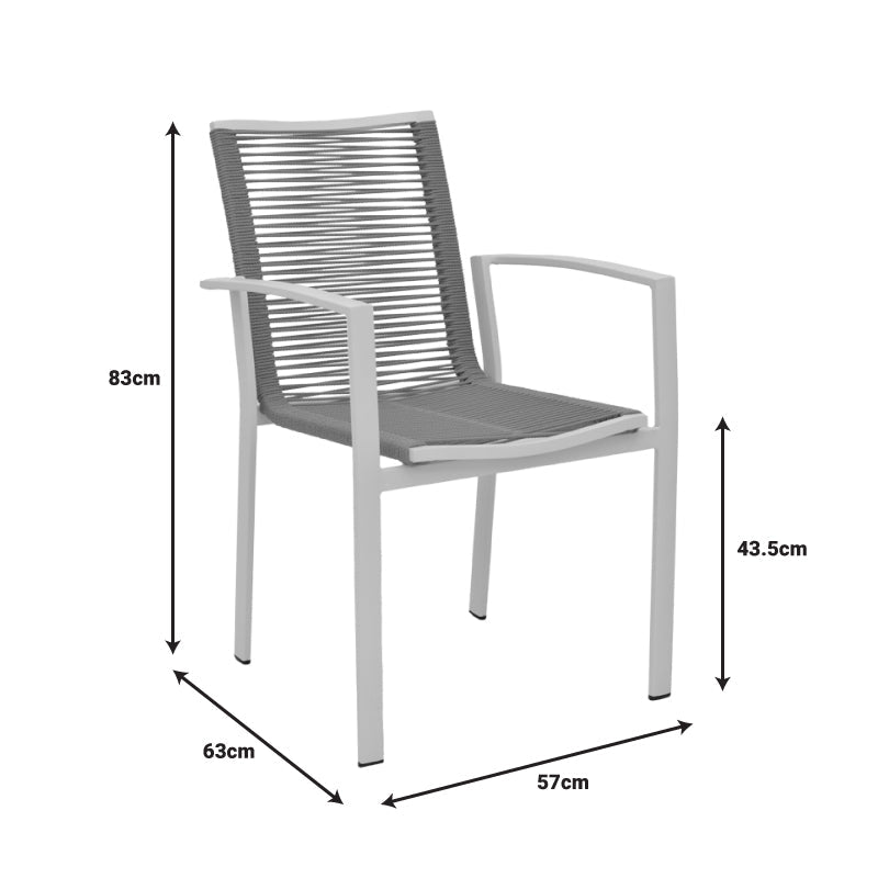 Scaun de plaja din aluminiu si tex Maron, șampanie, Maro - Natural, 57x63x83 cm - Natural