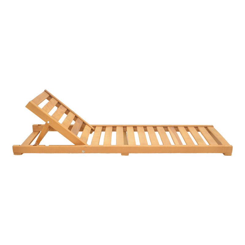 Sezlong Specta, Lemn masiv de fag, 60x190x50 cm - Natur
