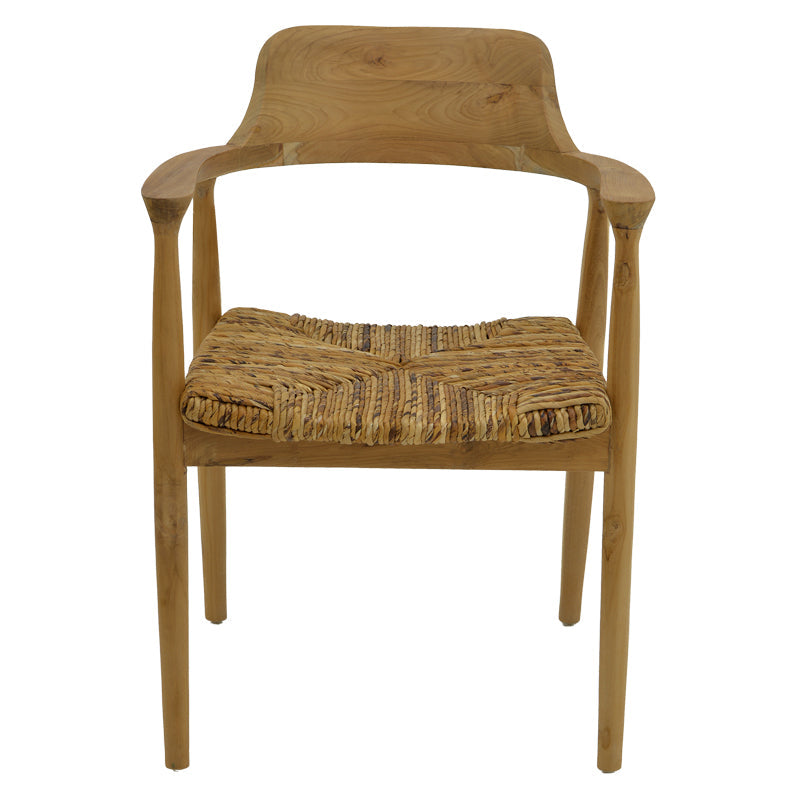 Scaun Denverone lemn de tec, Natura, Natur, 57x54x79 cm