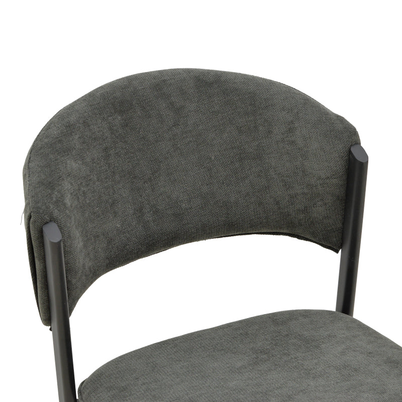 Scaun Dolez, Stofa, 49x59x82 cm - Antracit