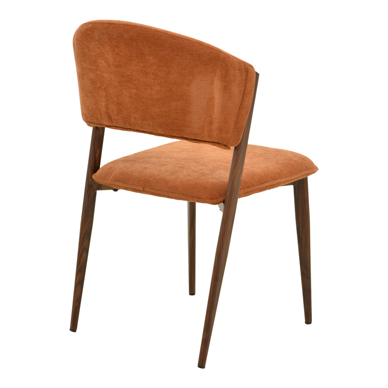 Scaun Dolez, Stofa, 49x59x82 cm - Teracota