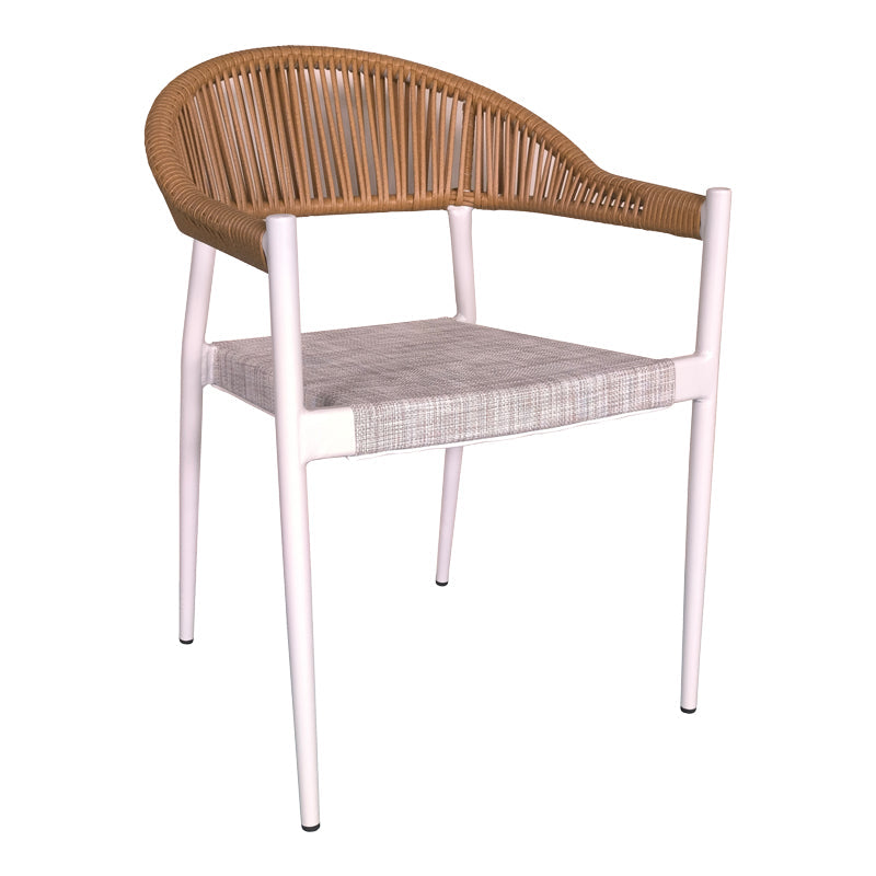 Scaun Elation, Gri inchis - Alb, 56x62x77 cm - Scaun Elation, Gri inchis - Alb, 56x62x77 cm - 291-000008
