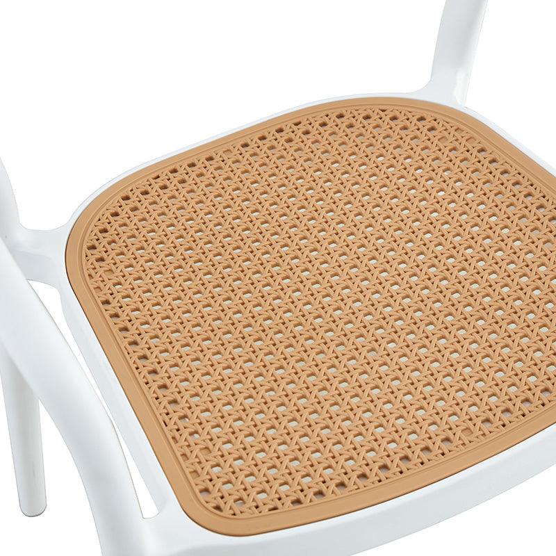 Scaun Ember cu protectie UV, Alb - Bej, 52x56x81 cm - Bej