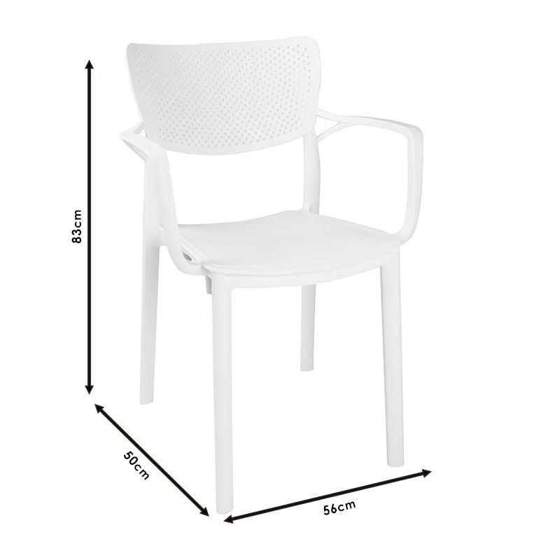 Scaun exterior Frontline, 50x56x83 cm - Antracit