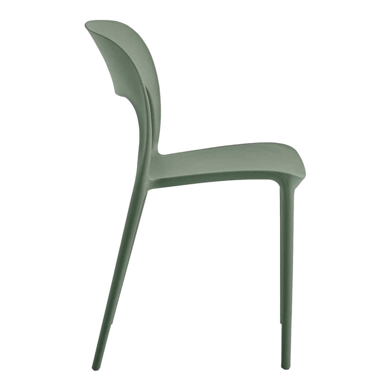 Scaun exterior Zanna stackable, 40x53x78 cm - Verde