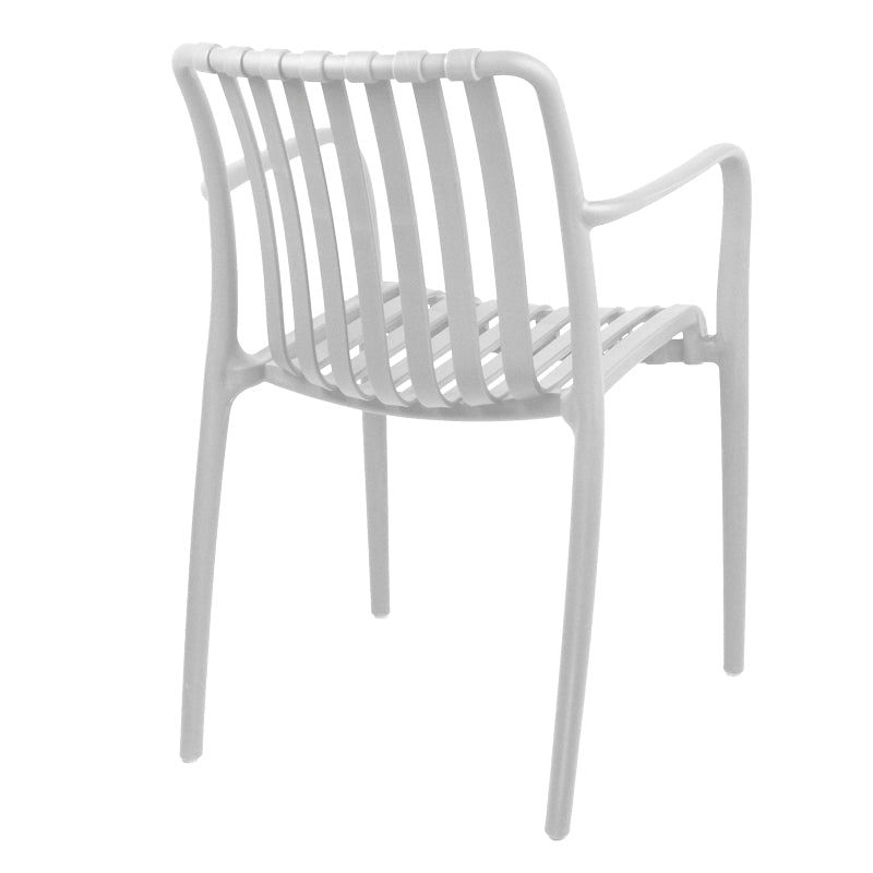 Scaun exterior Zoi, Diverse culori, 58x54x80 cm - Alb