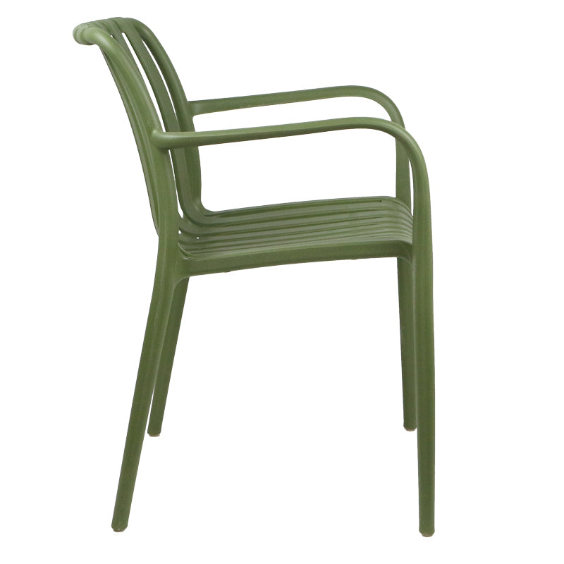 Scaun exterior Zoi, Diverse culori, 58x54x80 cm - Verde