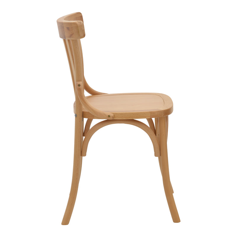 Scaun Flisbie lemn Natural de fag, 46x48x86 cm