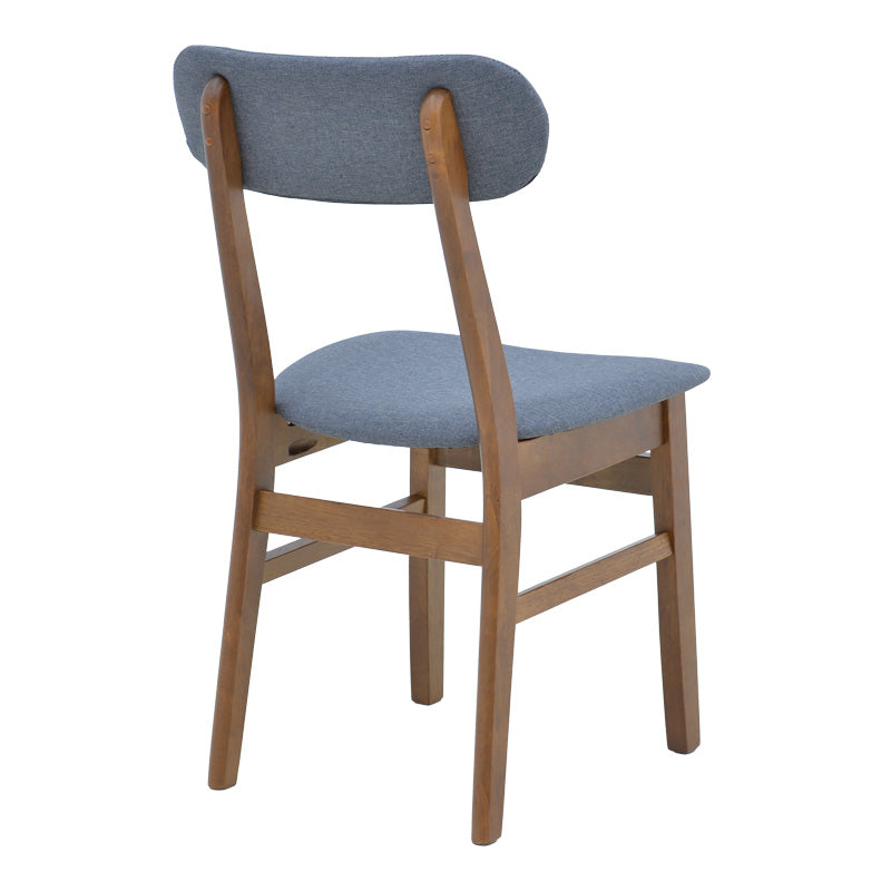 Scaun Gaborn, lemn si stofa, 47x47x81 cm - Gri