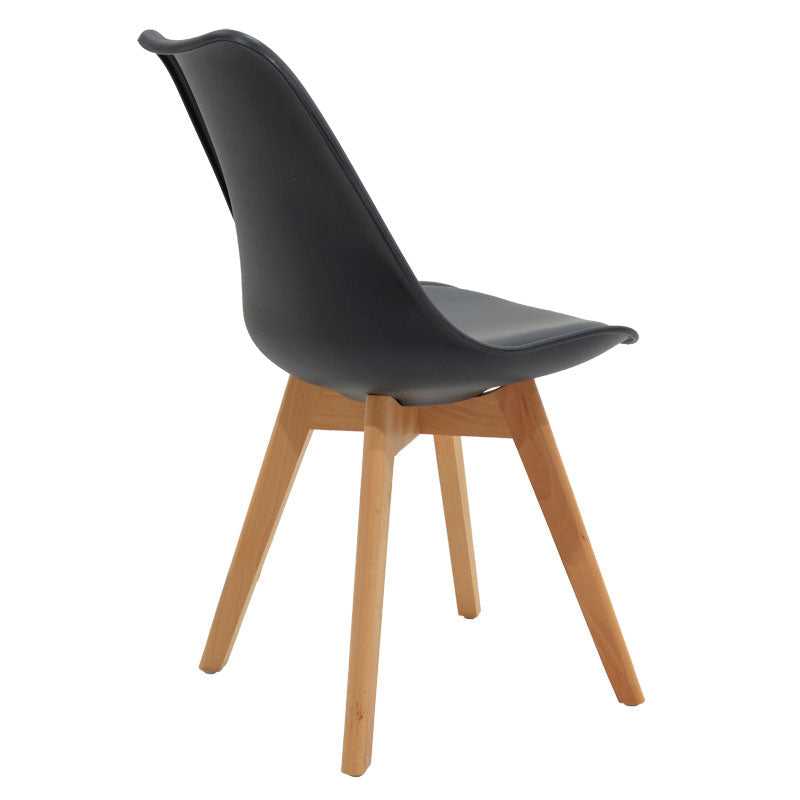 Scaun Gaston, Alb, 54x49x83 cm