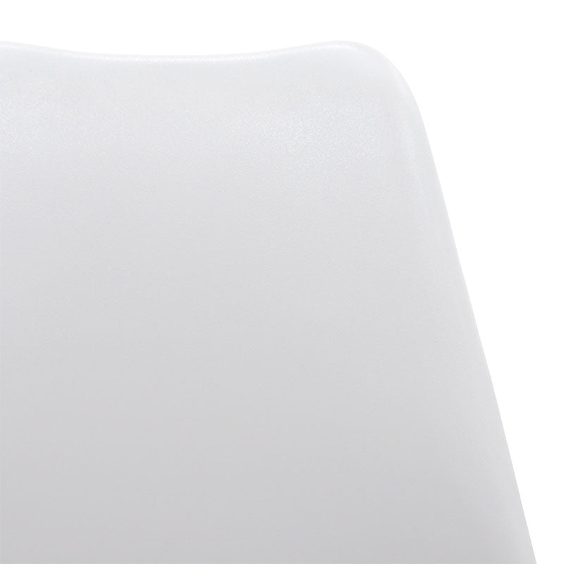 Scaun Gaston cu, neagra - stejar, 57x48 cm - Alb