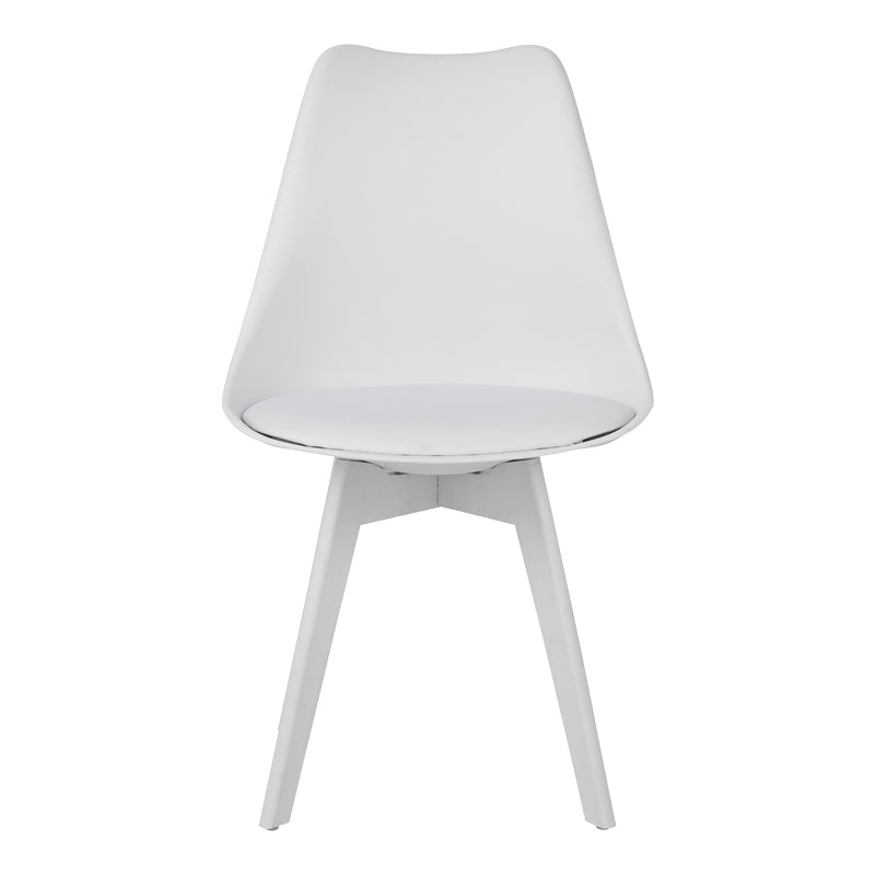 Scaun gaston I, Diverse culori, 48x53x81 cm - Alb