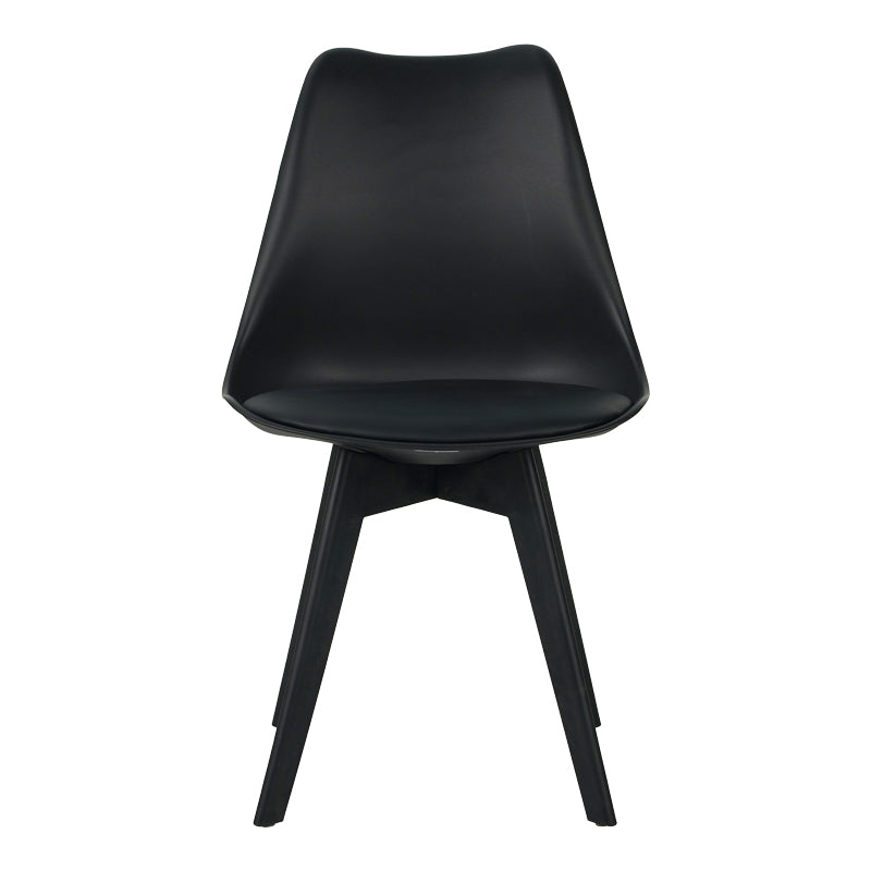Scaun gaston I, Diverse culori, 48x53x81 cm - Negru