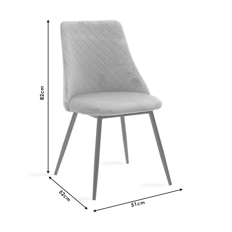 Scaun Giselle, 60x60x90 cm - Portocaliu
