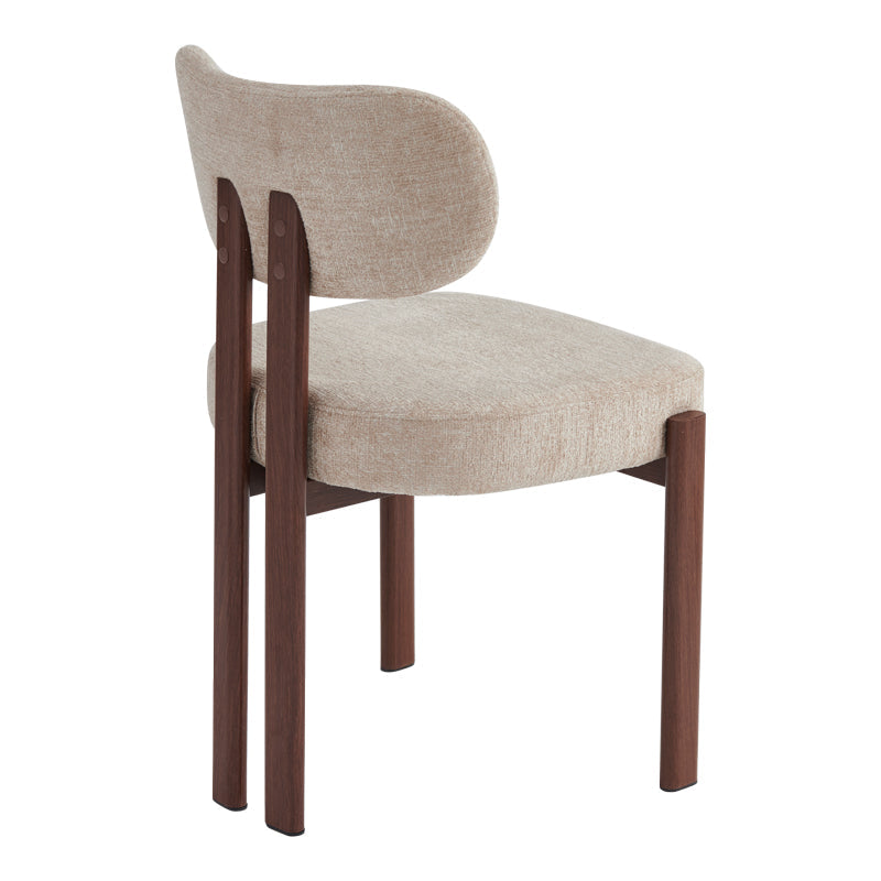 Scaun Glamor, Stofa, 53x51x81 cm - Bej