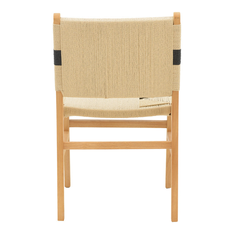 Scaun Julien din si sfoara 61x54x85 cm, Multicolor - Natural, 49x59 cm - Multicolor