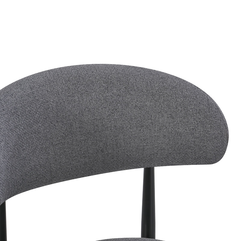 Scaun Kaourt, picioare negre, Diverse culori, 49x55x80 cm - Antracit | SKU: 428-000007 | Scaun Kaourt, picioare negre, 49x55x80 cm, varianta Antracit, produs pentru amenajarea locuinței, disponibil online în România la CasaMob