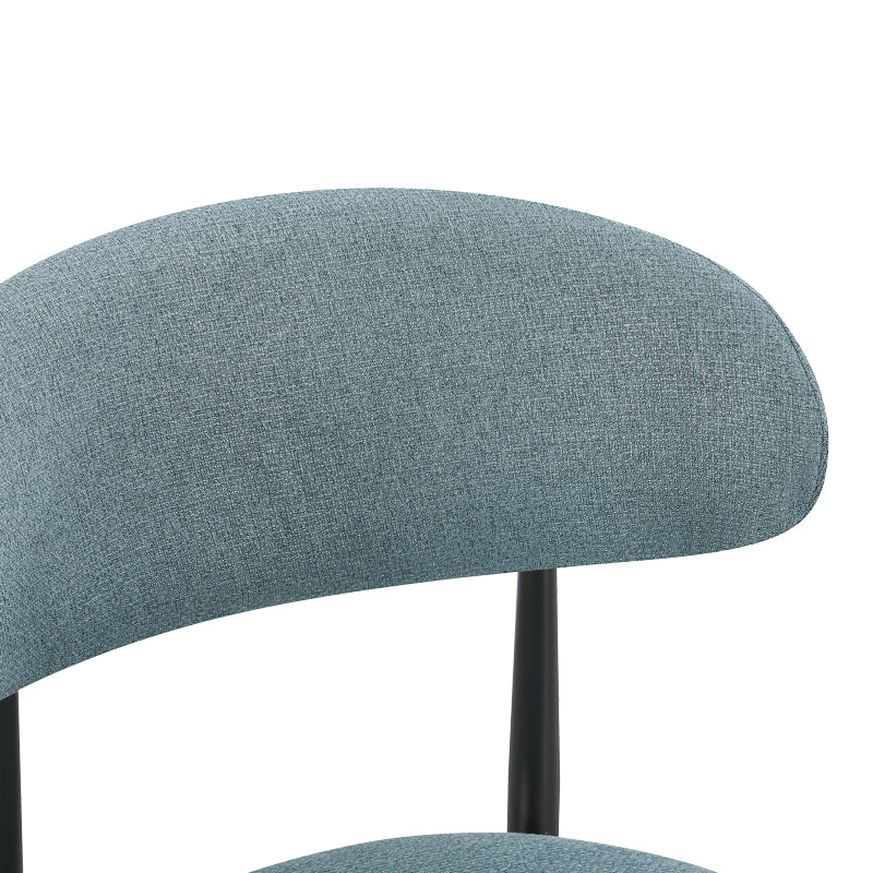Scaun Kaourt, picioare negre, Diverse culori, 49x55x80 cm - Albastru | SKU: 428-000009 | Scaun Kaourt, picioare negre, 49x55x80 cm, varianta Albastru, produs pentru amenajarea locuinței, disponibil online în România la CasaMob
