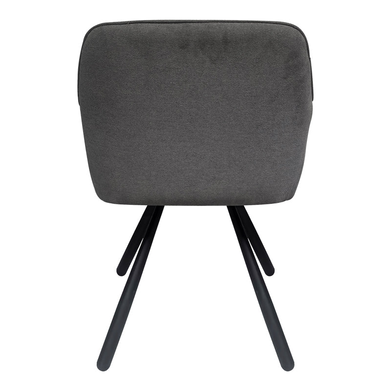 Scaun Kinuz, Stofa, 55x60x86 cm - Antracit