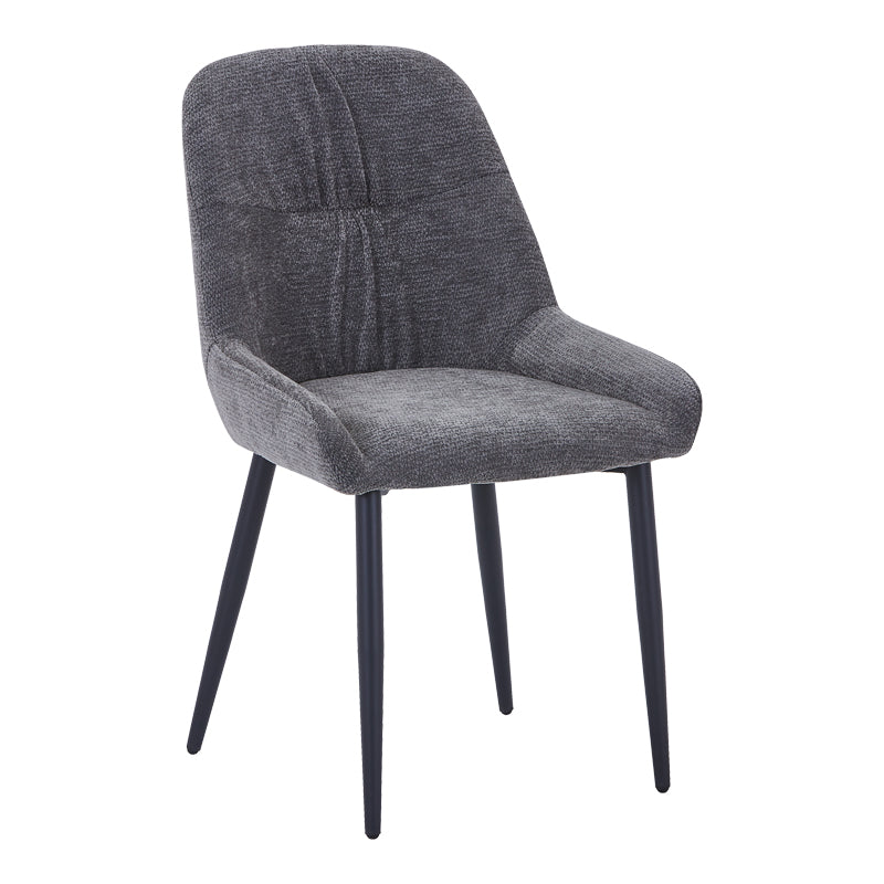 Scaun Larissia, Stofa, 53x59x89 cm - Antracit