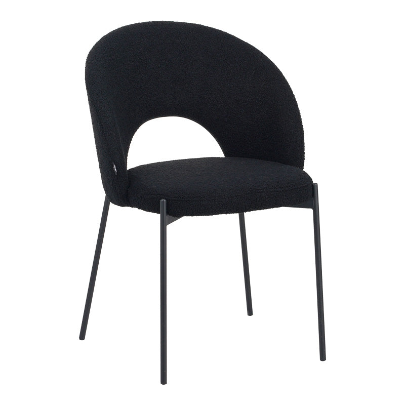 Scaun Masebo de la, Alb - Negru, 68x66x82 cm - Scaun Masebo de la, Alb - Negru, 68x66x82 cm