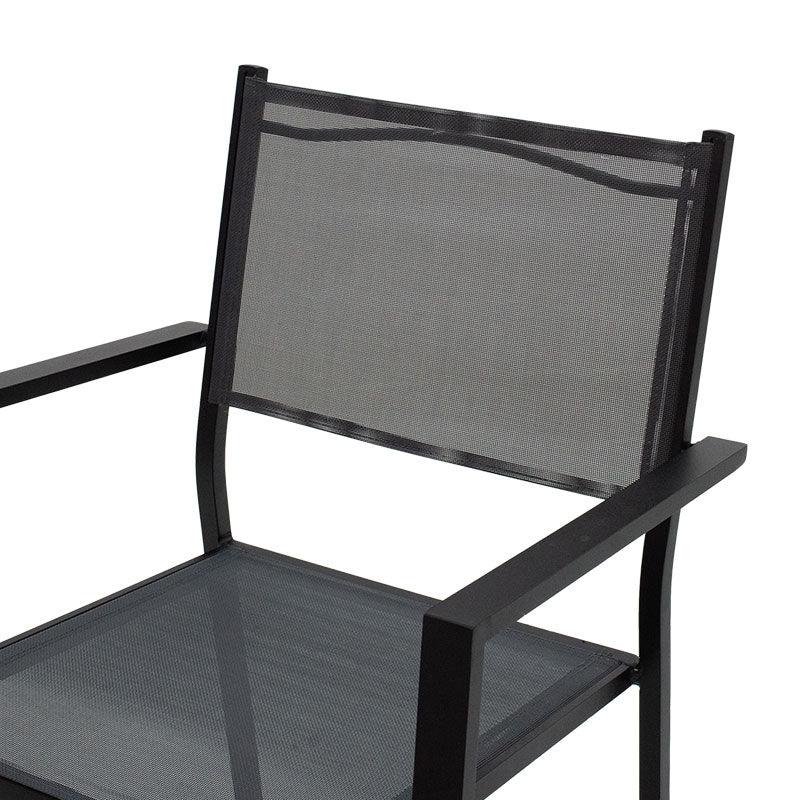 Scaun Moly, Antracit - Negru, 56x61x87 cm - Negru