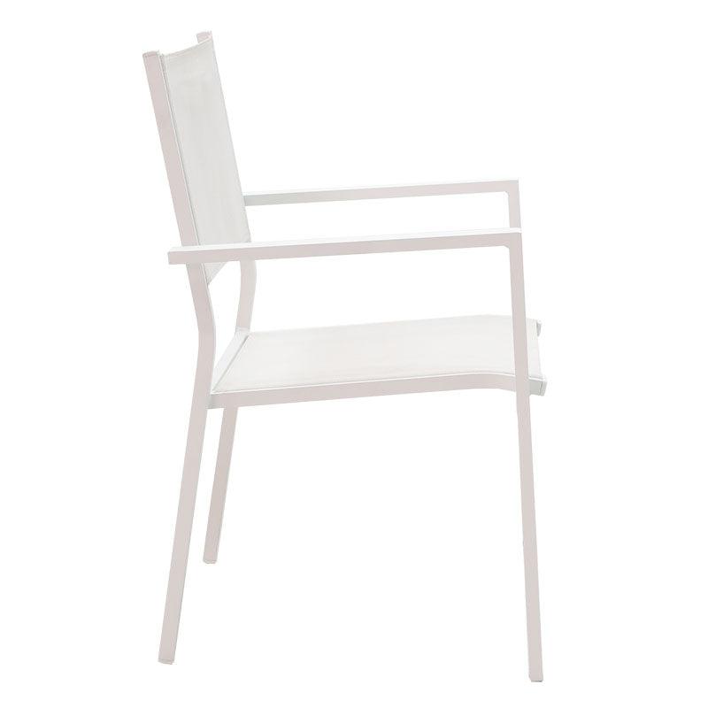 Scaun Moly, Antracit - Negru, 56x61x87 cm - Alb