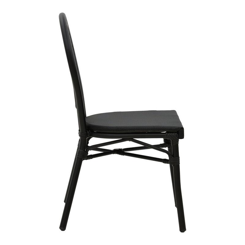 Scaun Nacia, Negru - Maro, 45x59x85 cm - Negru
