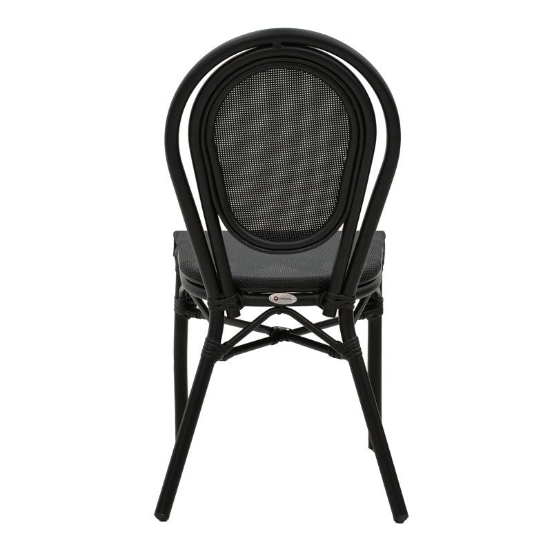 Scaun Nacia, Negru - Maro, 45x59x85 cm - Negru