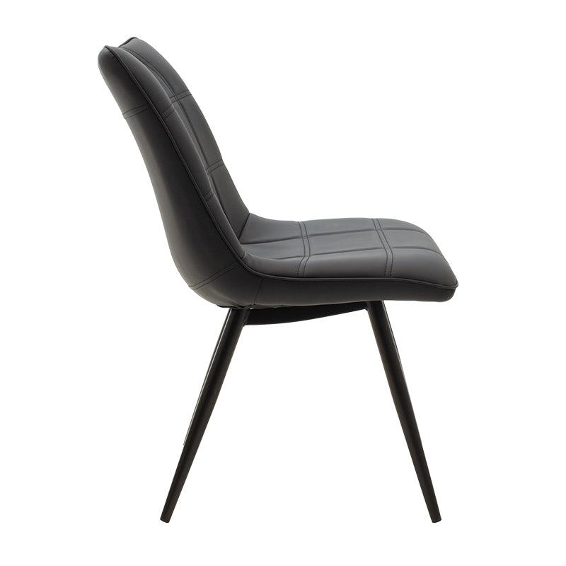 Scaun Nely, 47x61x85 cm - Negru