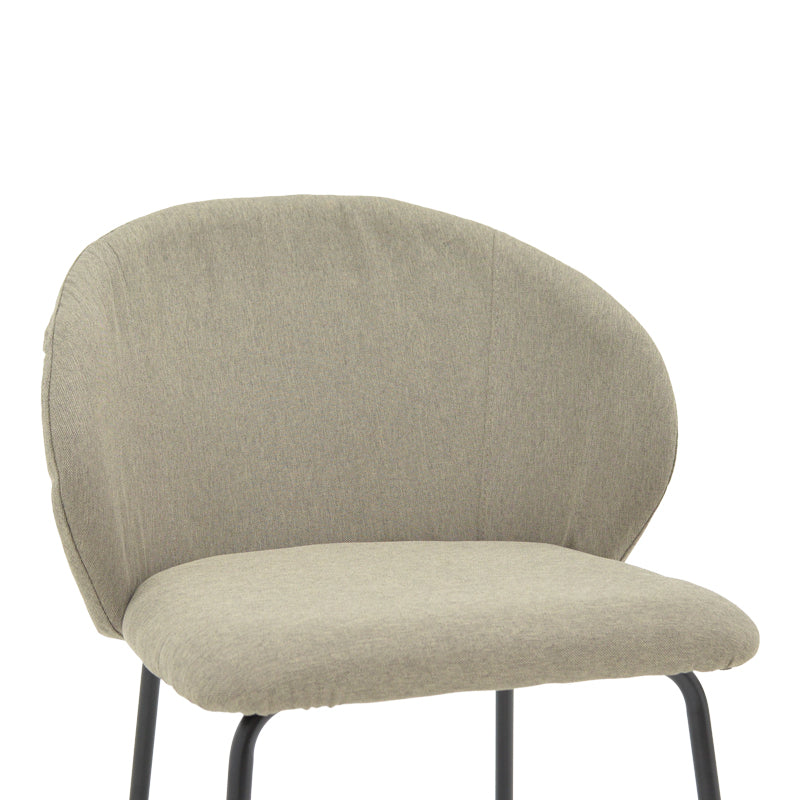 Scaun Olympian tesatura, Gri, 50x55x83 cm